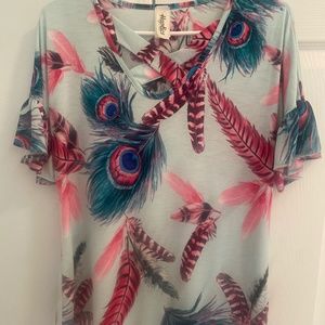 HAPTICS BY HOLLY HARPER SHIRT WOMENS SIZE SMALL